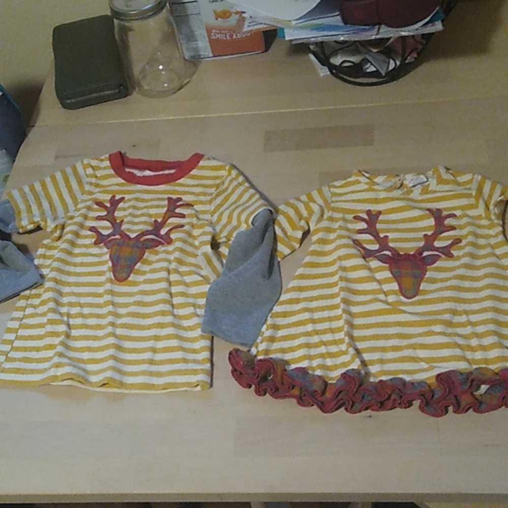 Ric Rac & ruffles sibling set
